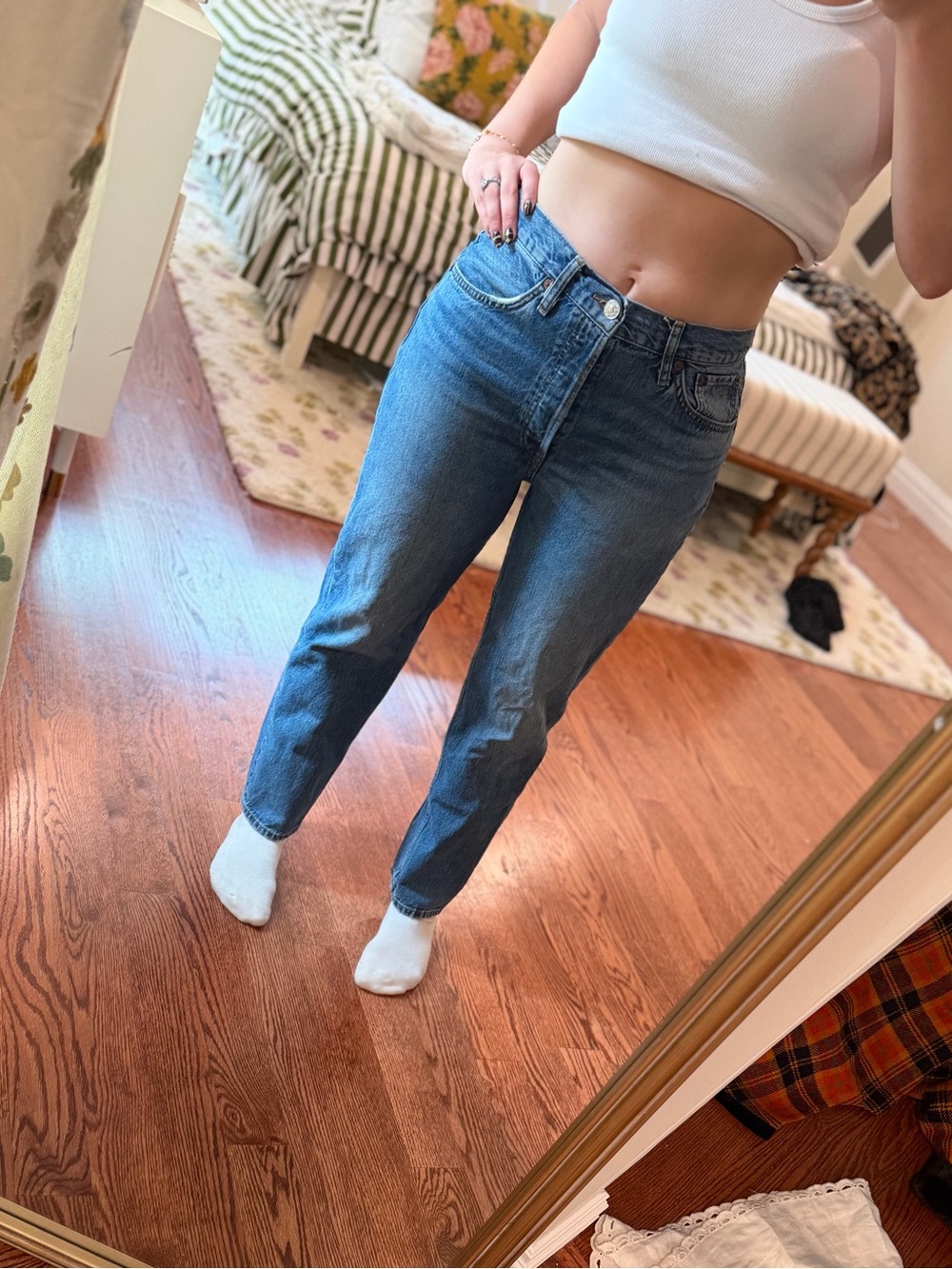 Re/Done 70s stovepipe Jean